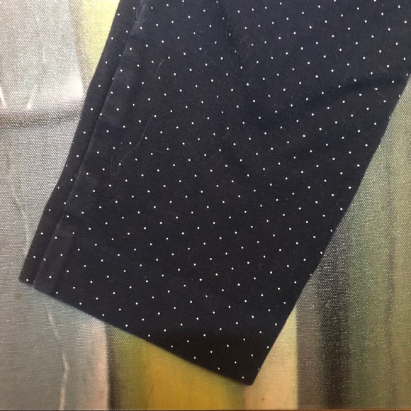Gap- Navy w/ tiny white Dots Skinny Pants 4 - Picture 6 of 8